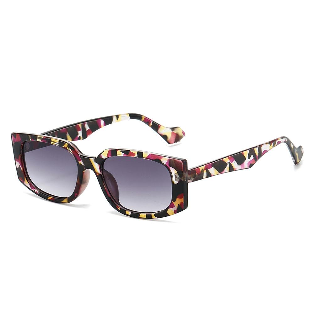 New Square Frame Fashion Sunglasses PC Material with 7 Colors Available UV400 Protection Outdoor Activities Lightweight Durable