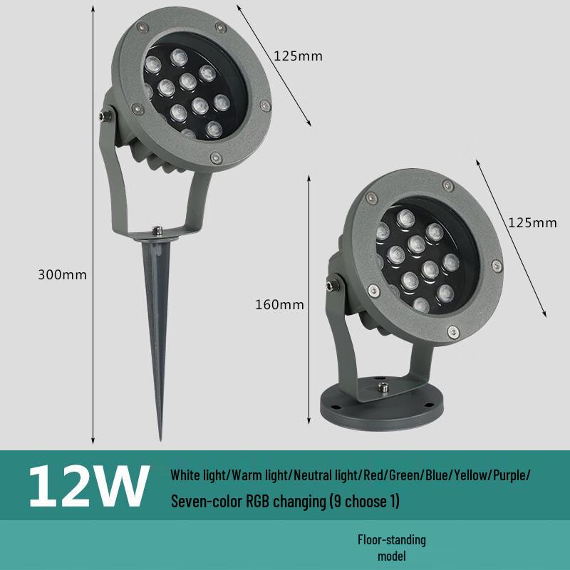 UOSU Outdoor Waterproof Landscape Spotlight