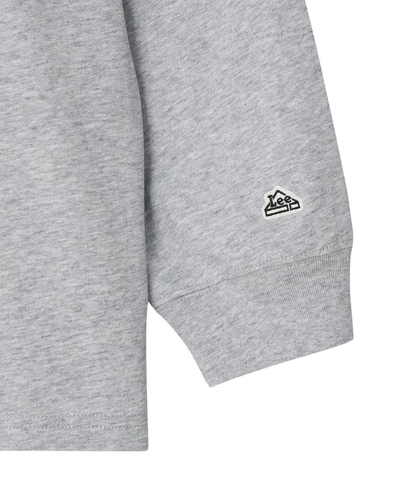 LEE Small Twitch Logo Long Sleeve T-Shirt Gray