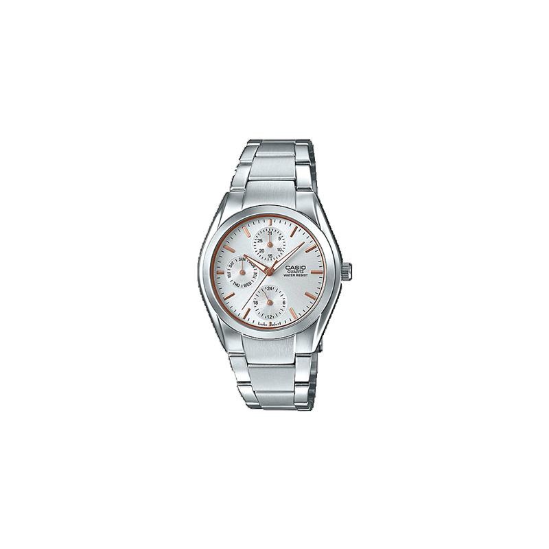 CASIO Мужские Стандартная серия 45,7 мм Белые Часы MTP-1405D-7ADF MTP-1405D-7ADF White Dial