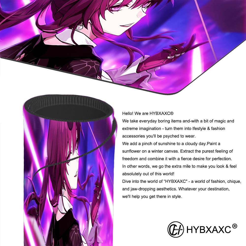 HYBXAXC Mouse Pad game fantasy H-Honkai Star Rail Kafka Mouse Pad Large Thick Desk Pad Stitched Edges Gaming Mouse Mat for PC HD