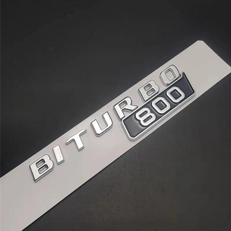 Car BITURBO 700 800 900 Side Fender Trunk Body Badge Emblem Decals Sticker for Mercedes-Benz Brabus G Class G700 G800 G900 W463