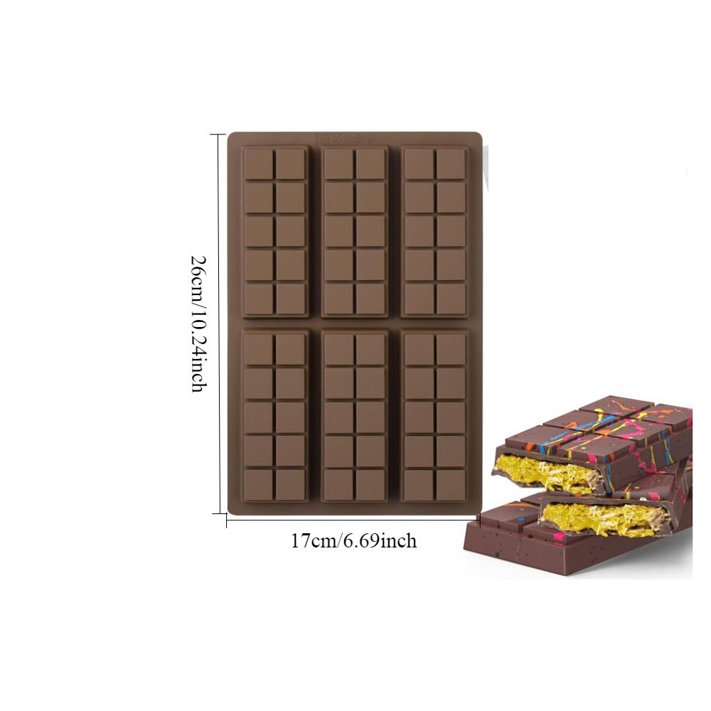 Silicone Chocolate Cake Mold 3D Strip Baking Molds for Mousse Chocolate Dessert Non-Stick Flexible Bakeware Reusable DIY Tool