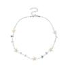 Vacation Beach Wind Glass Beads Mix and Match Starfish Gravel Necklace for Women