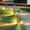 10W Wodoodporna Lampa LED Ogrodowa Ścieżkowa Trawnikowa Nowoczesna Aluminiowa Lampa Słupkowa Zewnętrzna Dziedziniec Willa Krajobraz Trawnik Słupki Świetlne