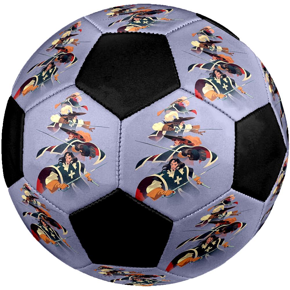 The Three Musketeers Theme Size 5 Soccer Ball, Suitable for Both Indoor and Outdoor Matches, a Gift Suitable for Everyone.