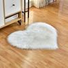 Shaggy Heart Shaped Rug Fluffy Floor Mat Cushion Plush Carpets  Home Decor