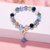 Korean Fashion Lavender Romantic Amethyst Bracelet Women Sparkling Pentagram Zircon Pendant Bracelet Bracelet Jewelry