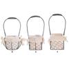 Iron Flower Baskets For Wedding Favors Floral Arrangement Flower Basket Succulent Greenery Baskets