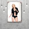 Iggy Azalea Decor Vintage Metal Signs Tin Signs Captain Poster Decor for Bar Pub Club Man Cave Wall Decoration