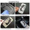 Durable Bling Gear Shift Box Trim Sticker Panel Cover For Wrangler 2012-2018 Car Styling Decoration Interior Accessories