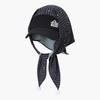 LECOQ GOLF Women'S Pom-Pom Scarf Visor Black Gr122Lcp21