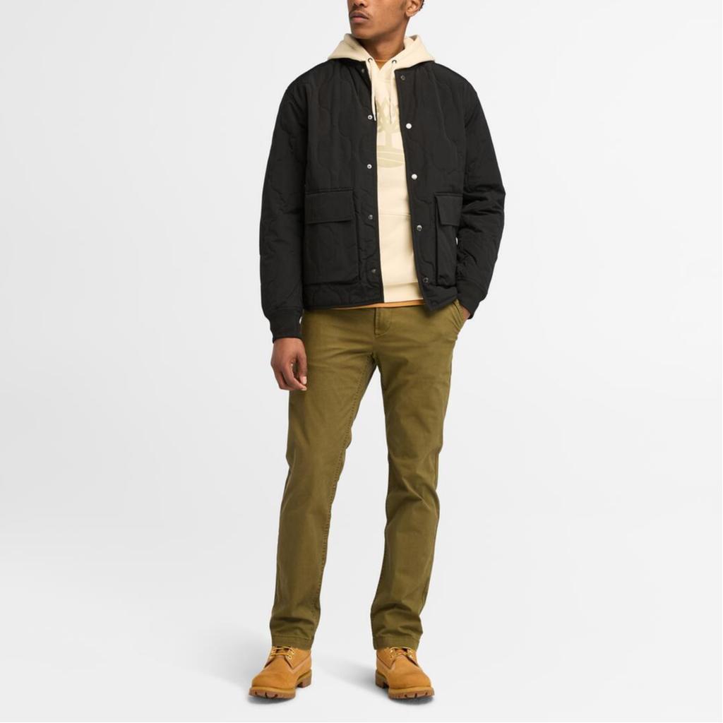 Timberland Outdoor Lässige Warme Wasserabweisende Jacke Herrenjacke Schwarz A693F001