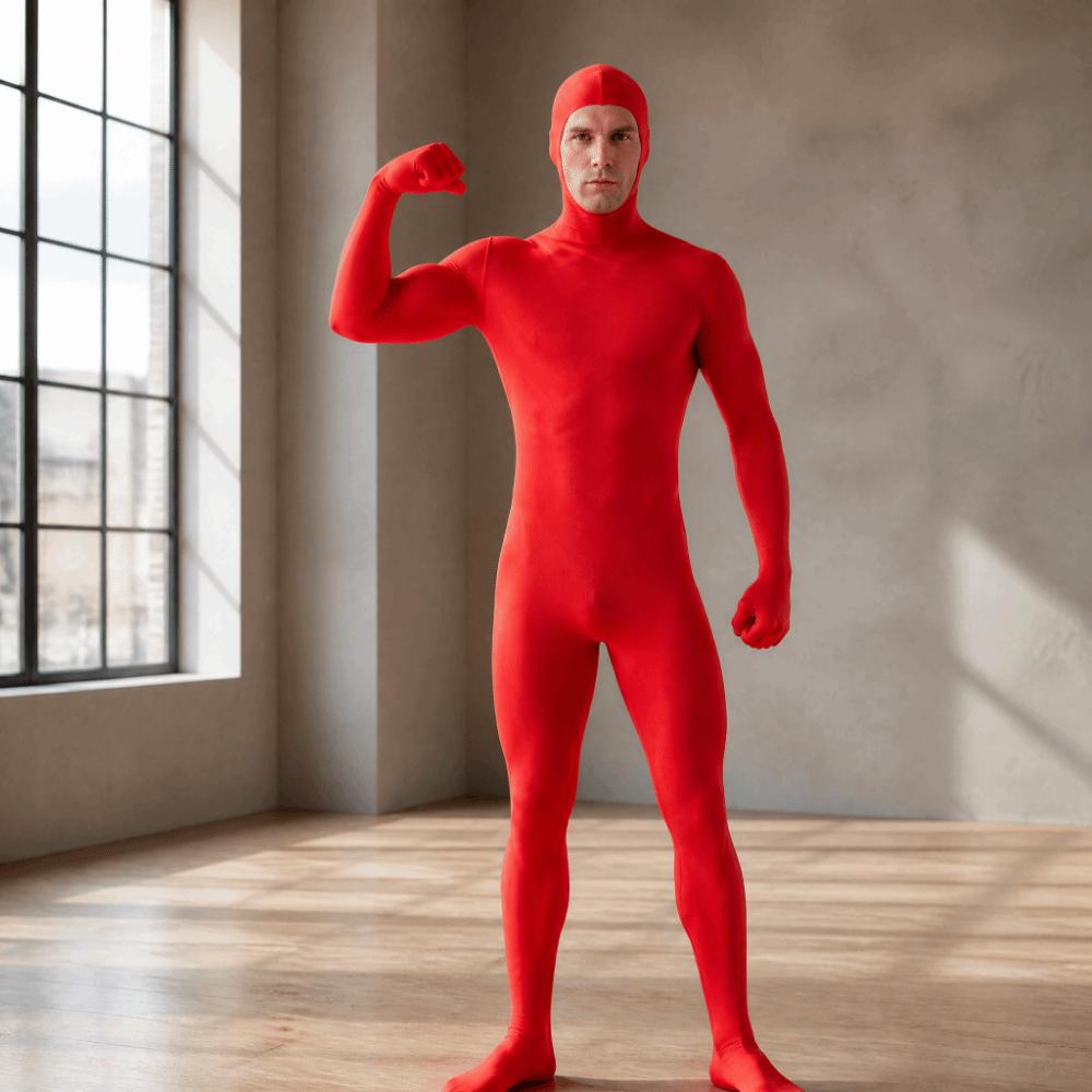 Tuta Spandex Bambino Adulto Zentai Mantello dell'Invisibilità Body aderente al corpo Tuta Creativa a Corpo Intero Festa