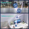 Outdoor Flying Ball Magic Hover Orb Toy with Colorful Light 360-degree Rotating UFO Sphere Remote Control Grab-stop Feature Boomerang Fidget