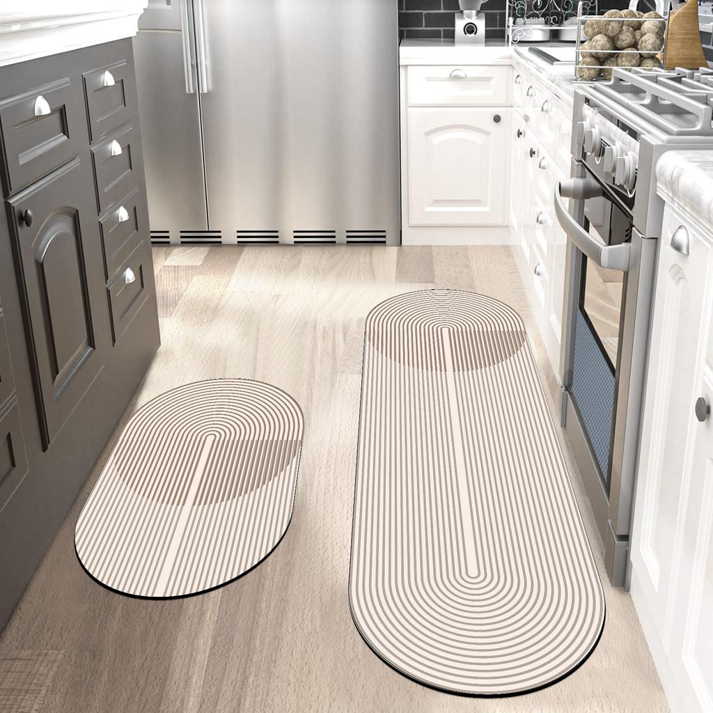 Super Absorbent Kitchen Floor Mat Non-slip Rug Long Diatomite Kitchen Rug Soft Washable Carpets Bathroom Entrance Doormat
