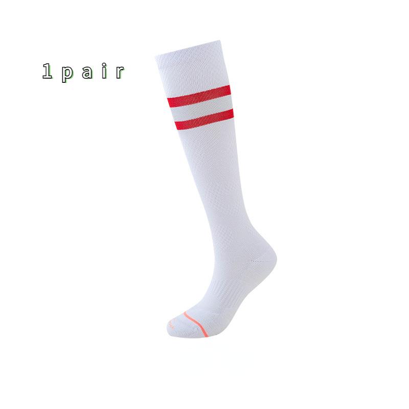 Velikost 35-39 Dámské High-Top Běžecký Maraton Trendy Ponožky Spodní část ručníku Jednobarevné Kompresní sportovní lýtkové ponožky