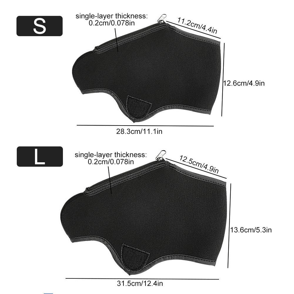 1 Pair Ankle Brace Thermal Ice Skate Covers Skating Accessories Lightweight Windproof Boot Protector For Figure Skating Outdoor