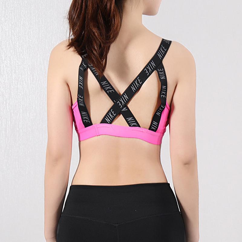 Nike Solid Logo Sports Bra Women underwear Pink BQ4809-686