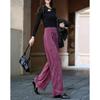 Demana Autumn Warm Chenille Pleated Wide-Leg Casual Pants