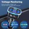 150W USB Car Charger Type C Mobile Phone Charger Fast Charging For iPhone 15 16 Pro Max Xiaomi Samsung USB C Car Charger Adapter