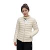 Putian high version new Ige down jacket hooded short FW sleeve edge badge women's waist jacket jacket
