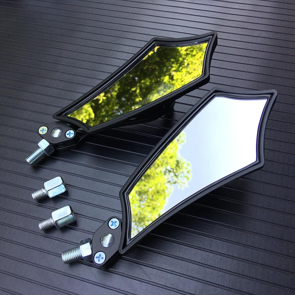 For Suzuki Yamaha BMW Universal 8mm 10mm Motorcycle Rearview Mirror ATV Off-Road Biker Moto Motorbike