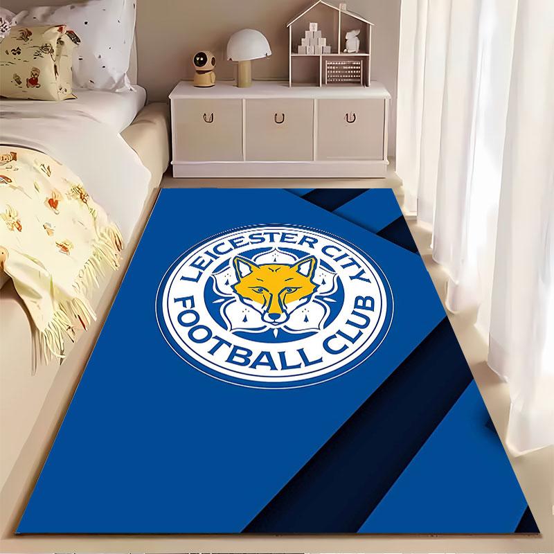 Leicester City Fox Logo Carpet suitable as a non-slip mat for the living room or bedroom sofa