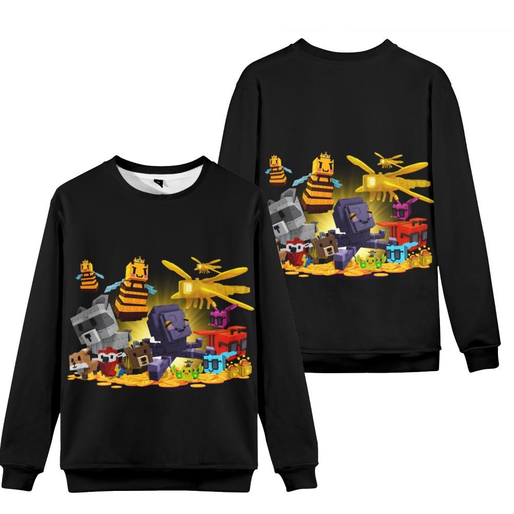 Horká móda Pěstuj zahradu Tištěná nadměrná mikina Ženy Muži O-výstřih Dlouhý rukáv Crewneck Mikina Ležérní Tepláková souprava