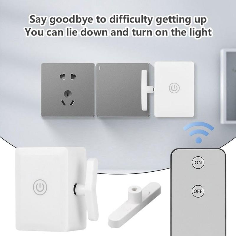 Smart Wireless Control Light Switch Off Tool Automatic Button Pusher Intelligent USB Rechargeable Lazy Remote Control Switch Home Controller