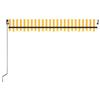 Exclusive House - Manual Retractable Awning 400x350 Cm Yellow and White