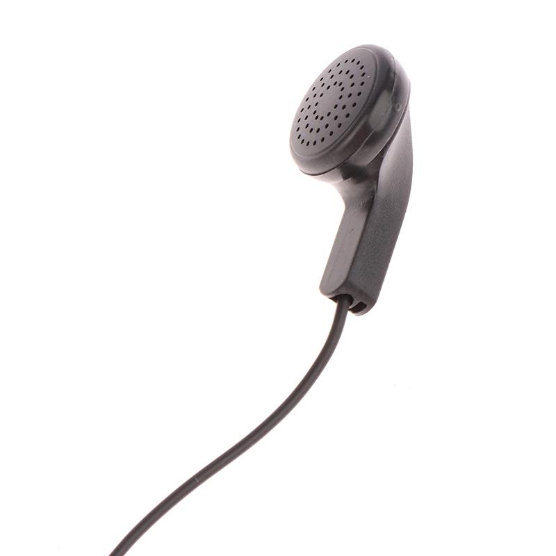 1Pc Earpiece 3.5Mm Plug Single Side Headset Headphone Dual Channel Earphone For Laptop Pc Headset