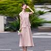 Fashion Linen Blend Shirt Set Skirt Women's Summer New Skirt Wear a Complete Set