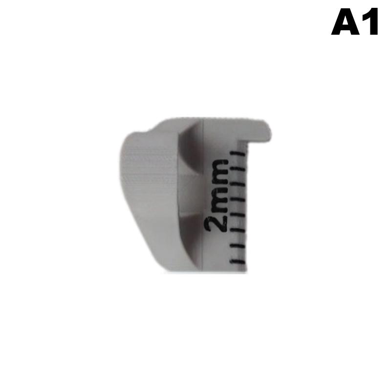 Měřidlo jehly, pravítko na prsty, šablona pro šití stejných stehů, chránič prstů, nástroj pro šití vlastní výroby