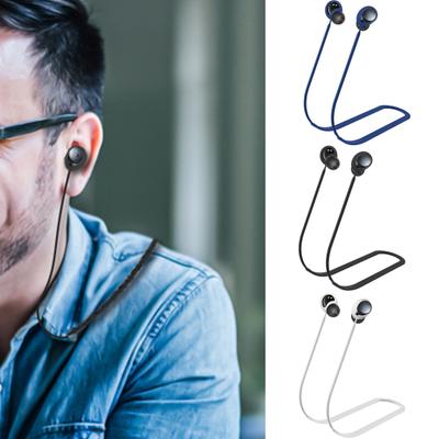 Pásek na sluchátka proti ztrátě Vodotěsný Snadná instalace Silikonová šňůrka na krk pro sluchátka, která se pohodlně nosí