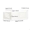 Carbon Steel Under Shelf Closet Organizer Basket, Hanging Holder for Cabinet, Desk, Kitchen, Home,