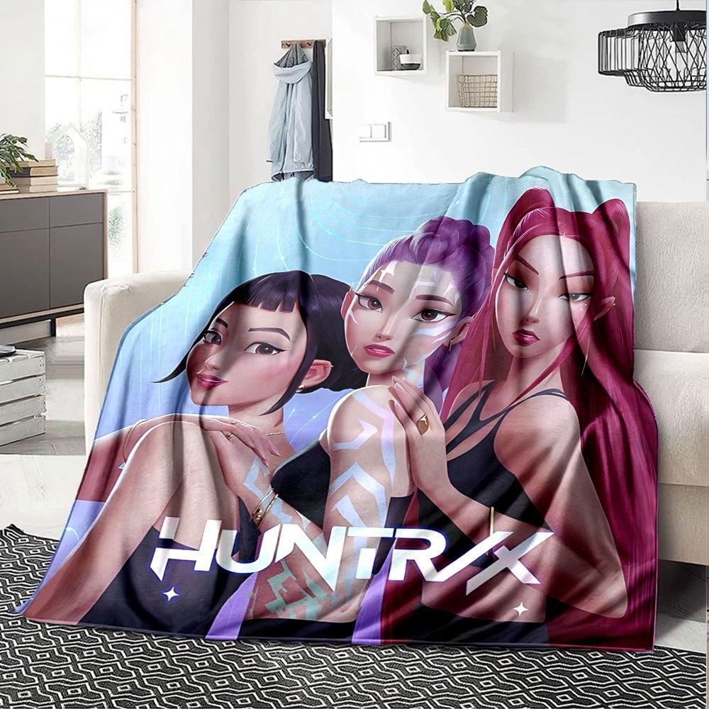 1pc Hunter X (16) Blanket Soft Warm Throw for Home, Office, Travel All Season Cozy Bedding Gift, Office Cozy AccessoryB1