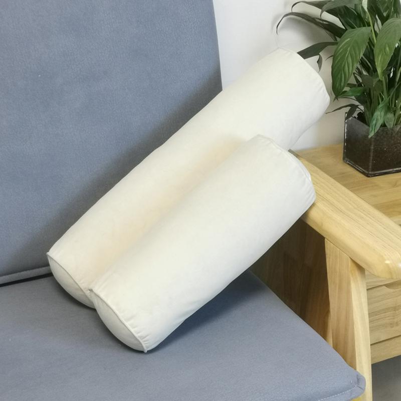 1PC Velluto per Massaggio SPA Copertura Cuscino Rullo Lungo Cervicale Cuscino Federa 15*40cm Con Cerniera Cilindro Rotondo