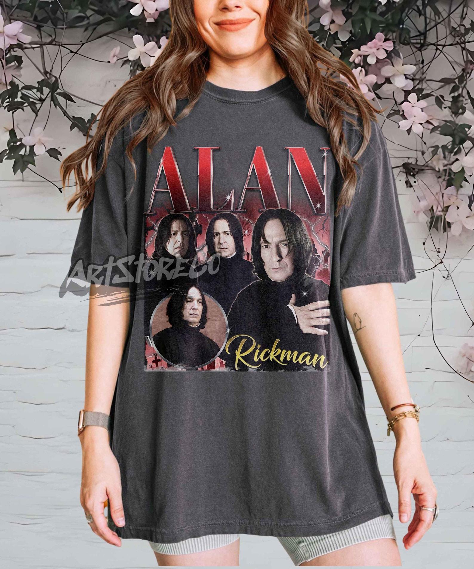 Alan Rickman Shirt, Bootleg Retro T-Shirt 3XL