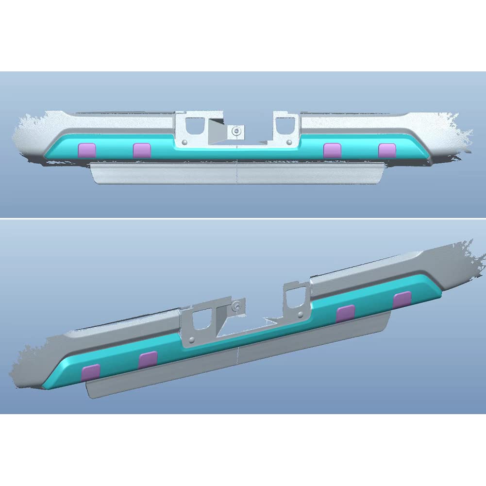 RUIQ Edelstahl-Unterfahrschutz-Zierleiste für den neuen Daihatsu Atrai S700V und S710V (Silber)