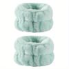 2PCS Reusable Spa Wrist Washband Soft Microfiber Towel Wristbands For Washing Face Women Girl Yoga Running Sport Wrist Sweatband