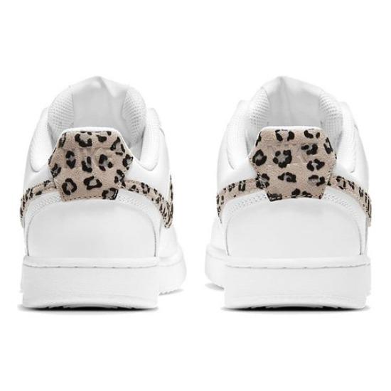 Nike Court Vision Low Leopard Swoosh - White 2021 - DD9665-100
