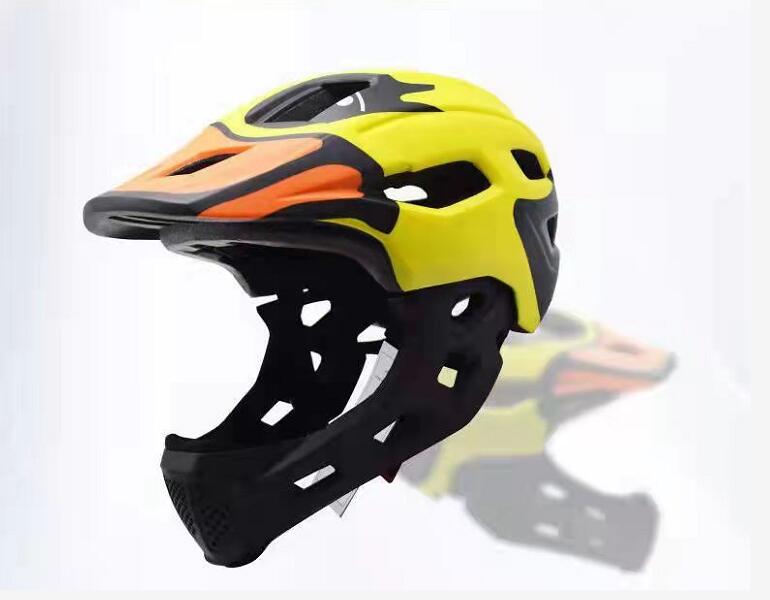 Professional Helmet Factory Full Face Mountain Bike Helmet with Viser for Kids