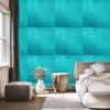 Turquoise glitter wallpaper, turquoise background for living room and bedroom 50x1000