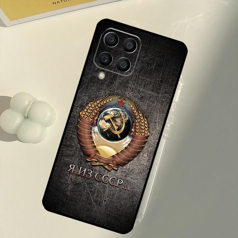 Coat Of Arms Russian CCCP Flag For Samsung Galaxy M31 M16 M11 M21 M13 M33 M35 M53 M55 M15 M14 M34 M54 M12 M32 M52 M06 Case