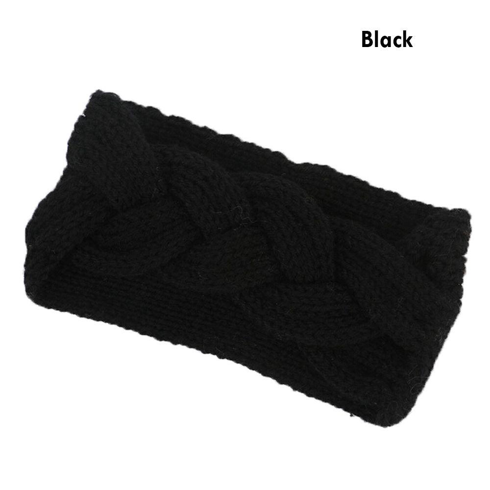 Accessories Ear Warmer Wide Hairband Crochet Turban Women Headband Headwrap Braid Cable Knitted