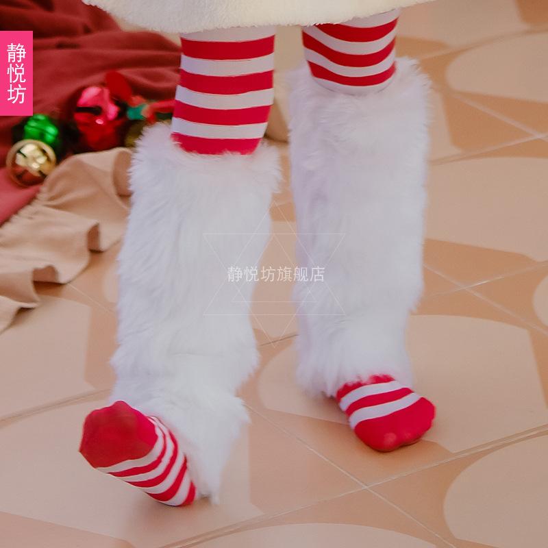 2026 Christmas Children's Costume Girls Long Sleeve Red Dress Party Dress Up Santa Claus