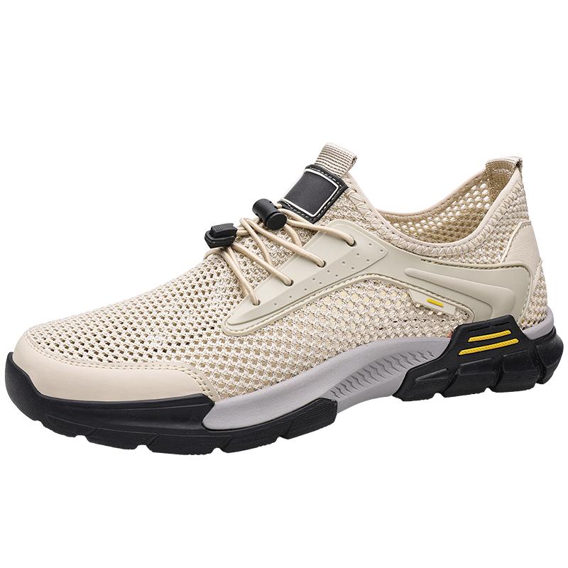 Fashion High Quality Mens Comfort Casual Breathable Shoes Outdoor AntiskidSoft Bottom Sneakers Designer Hollow Out Walking Driving Shoes