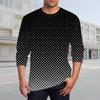 Men's T Shirt O-Neck Clothing Apparel Outdoor Long Sleeve Print Fashion Designer Vintage