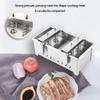 Commercial Grade 1KG Stainless Steels Meat Molder For Burgers Bacons Patties Kitchen Tool Includes Cheesecloth
